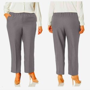 Alfred Dunner Women's Plus Size Poly Proportioned Medium Pant